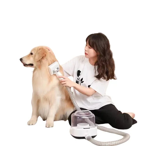Smart Pet Grooming Vacuum Kit White, Low Noise