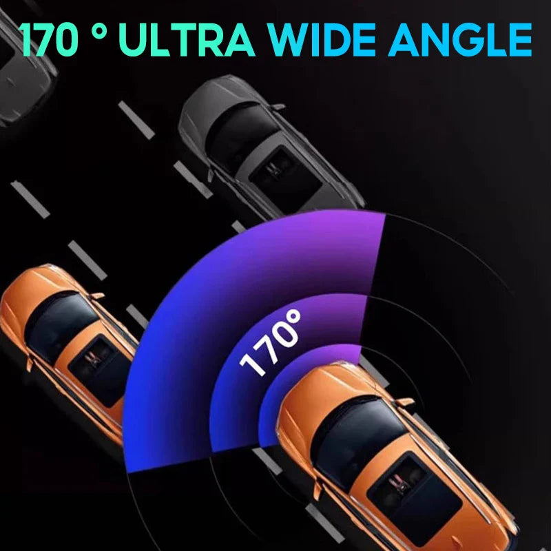 170° Wide-Angle Dashcam with 4K Resolution & WiFi