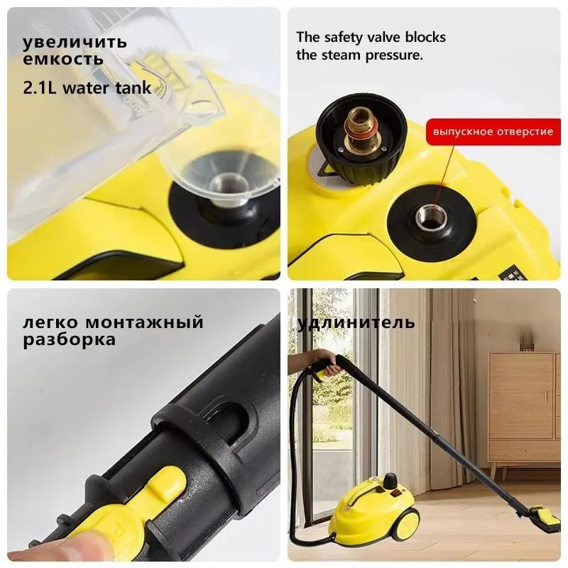 High-Temperature Steam Cleaner for Kitchen & Floors
