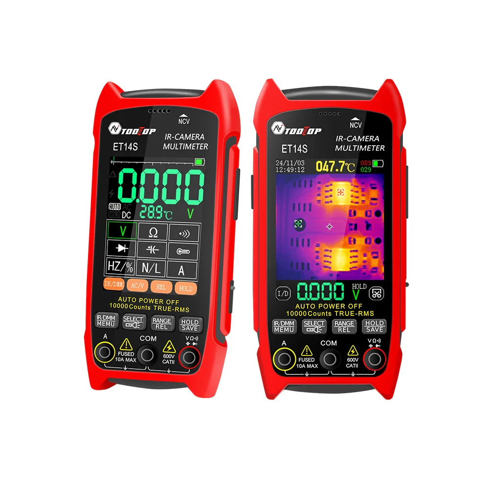 2-in-1 Thermal Camera Multimeter, High Accuracy, Macro Lens