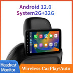 10.1" Car Headrest Tablet Android 12 1G RAM 32G Storage