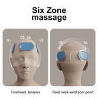 Graphene Heated Head & Eye Massager with Adjustable Heat