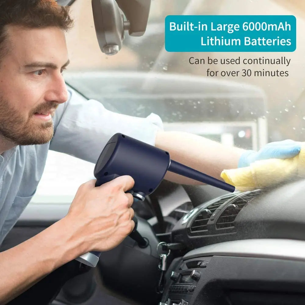 Portable USB Air Duster – Wireless Cleaner for Electronics & Desks
