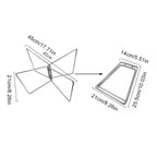 10PCS Heavy Duty Folding Cooler Stand with 60KG Capacity