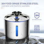 2.5L Stainless Steel Automatic Pet Water Fountain