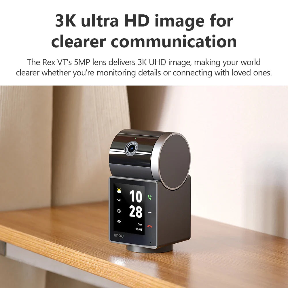 AI-Powered Home Camera with 3.6mm Lens, No Battery