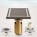 Gun Grey Deodorizing Floor Drain for Bathroom or Laundry