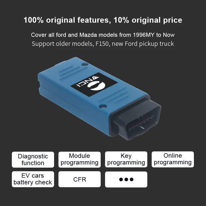 2-in-1 Ford Mazda Diagnostic Interface with DoIP CANFD