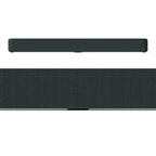 Wireless Home Theatre Sound Bar Bluetooth 5.1, 3D Stereo, FM Radio, TF/USB/AUX/RCA, Remote Control