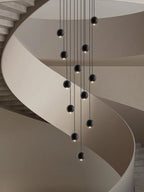 Dimmable Orb Chandelier for Living Room or Entryway