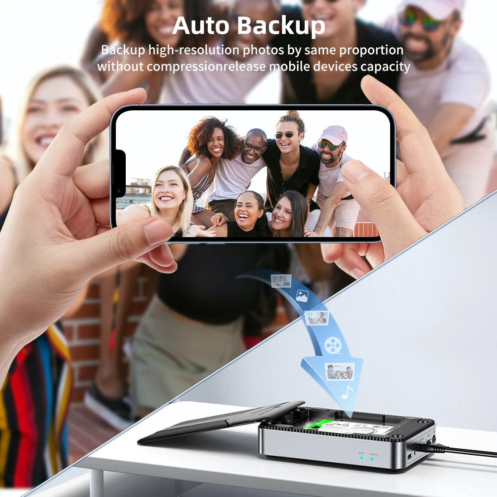2.5" Diskless NAS Enclosure with App Access