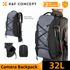 32L DSLR Travel Camera Bag with Rain Cover & Laptop Slot
