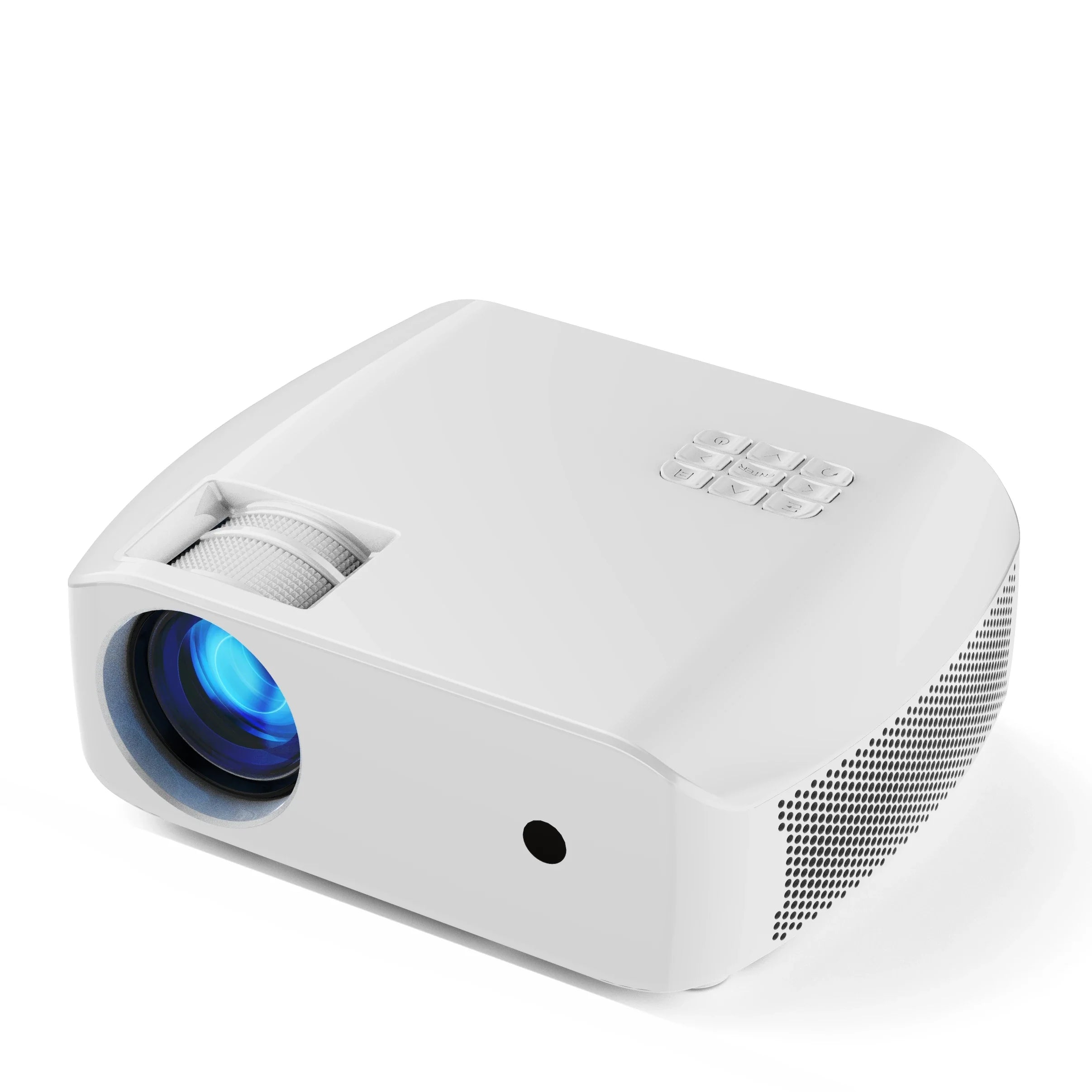 4K-Compatible Mini Home Cinema Projector with Screen Mirroring