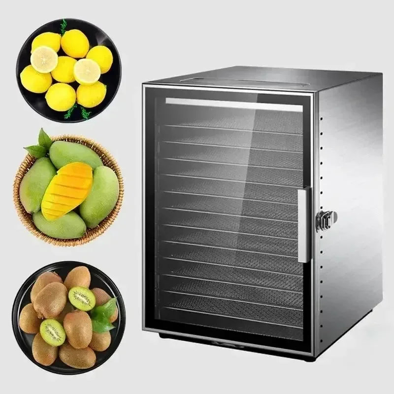 12-Layer Electric Food Dehydrator for Fruits, Vegetables & Meat