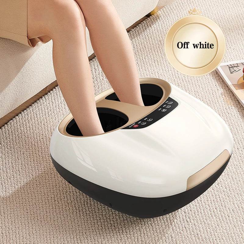 Electric Foot Massager with Kneading, Heating & Airbag Compression
