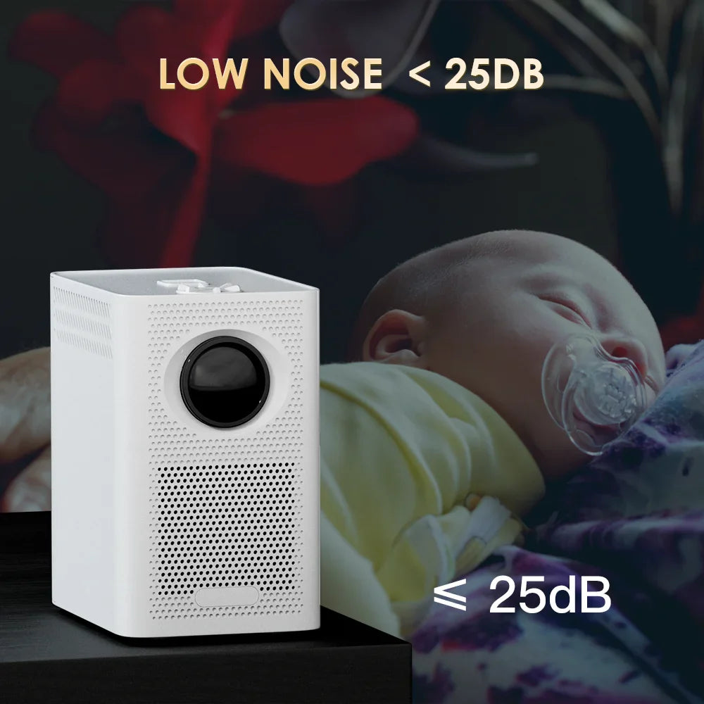Portable 1080p Smart Mini Projector with WiFi & Bluetooth