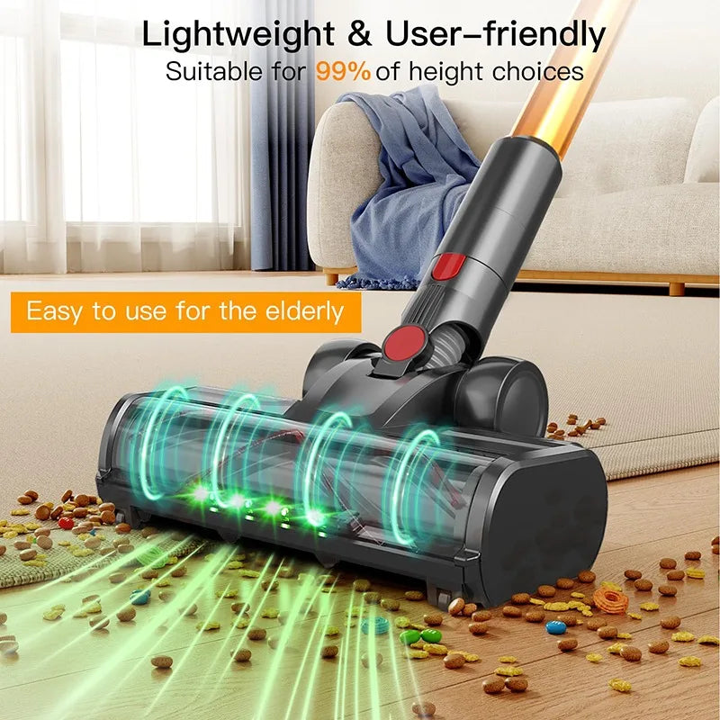 Wireless Handheld Vacuum Cleaner with Folding Rod and Display