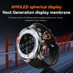 Waterproof 4G Smart Watch with Video Calls, AMOLED Screen, Health Monitoring & Sports Tracking