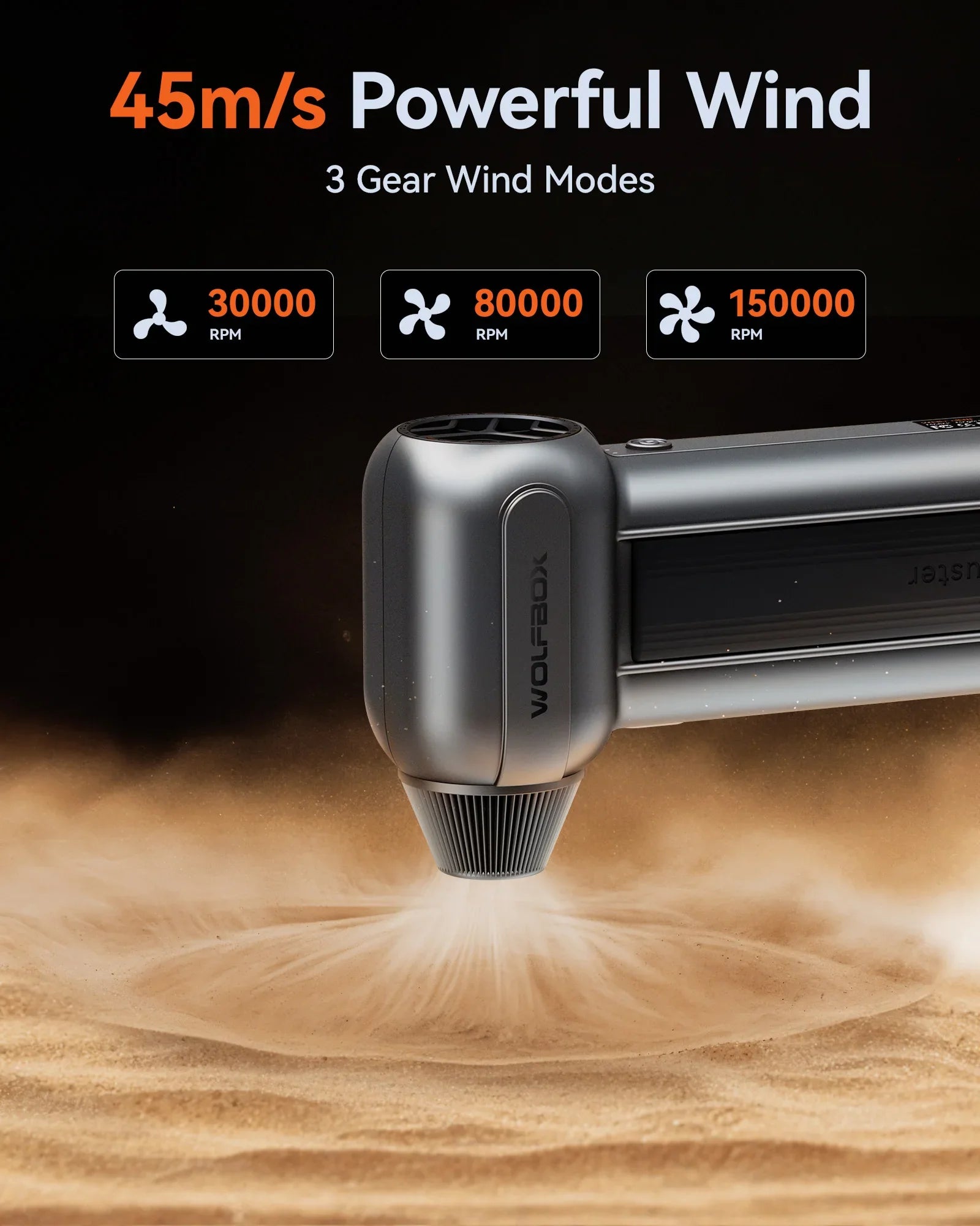Portable High-Power Air Duster for Cleaning Electronics and More