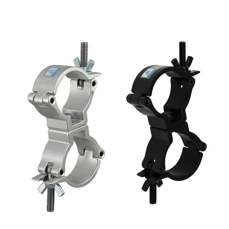 20-Pack Aluminum Truss Clamps with 360° Swivel for Stage Lighting, 48–51mm Tubes, 100kg Load