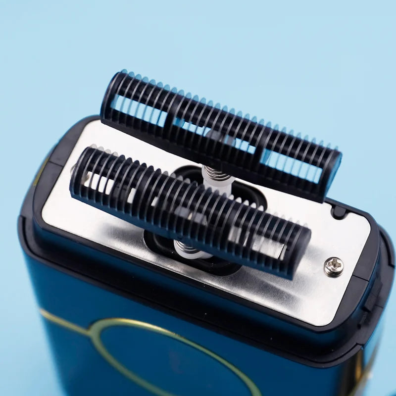 Rechargeable Grooming Trimmer with Stainless Steel Blades and Dual Power Operation