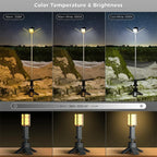 Waterproof Outdoor Lantern with Power Bank and Brightness Control