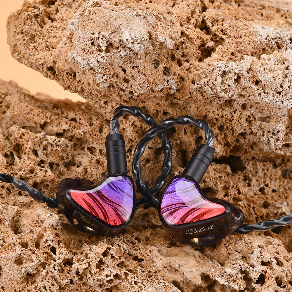 10mm Dynamic + BA Wired Earphones with Mic, In-Ear Design