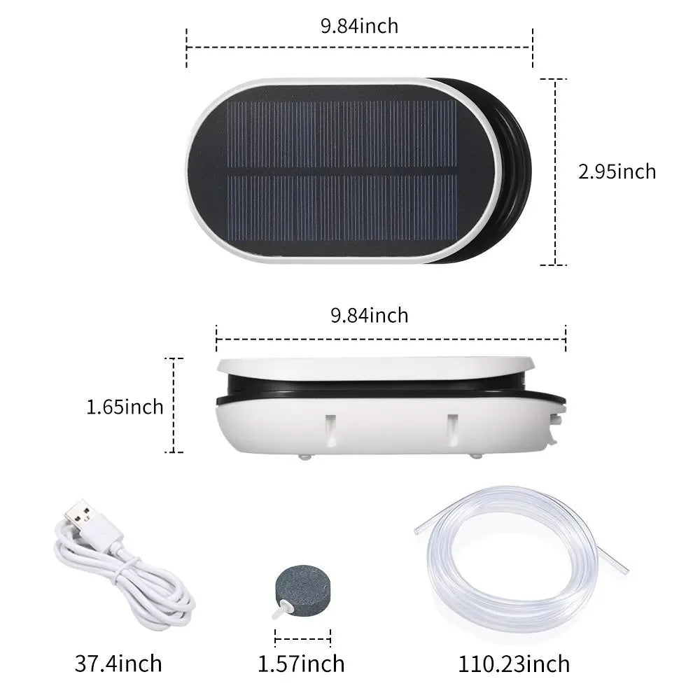 Solar Pond Aerator Pump for Fish Tanks and Ponds
