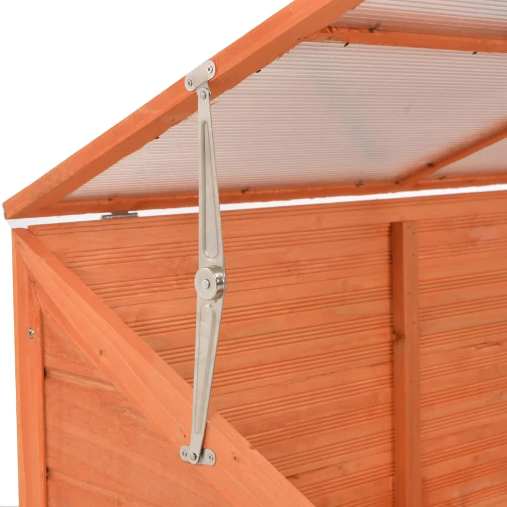 180cm Wooden Outdoor Greenhouse with Hinged Lid – Cold Frame Garden Bed