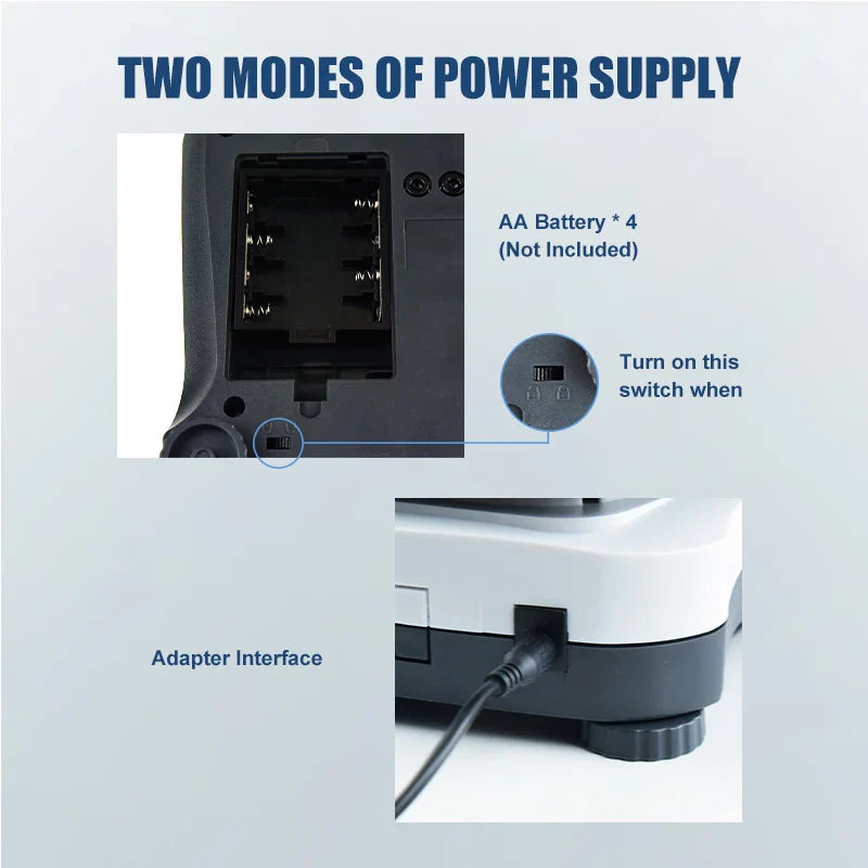 Precision Electronic Scale with Backlit LCD Display