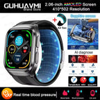 AI Smartwatch with Accurate Air Pump Blood Pressure