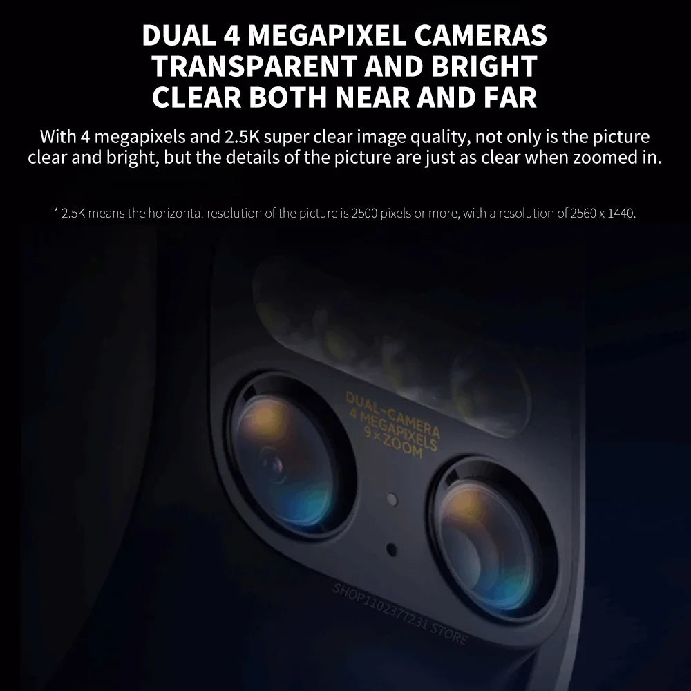 4MP Outdoor Camera with 32GB and Night Vision