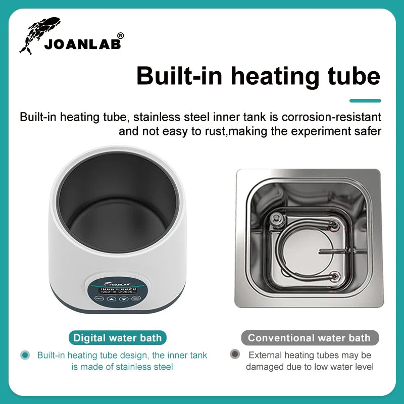 2L Digital Lab Water Bath with Constant Temperature Control