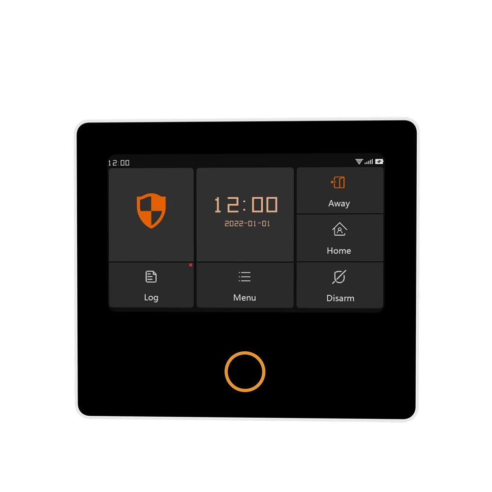 Wireless Smart Home Alarm System with Touch Screen, Built-in Siren and App Control