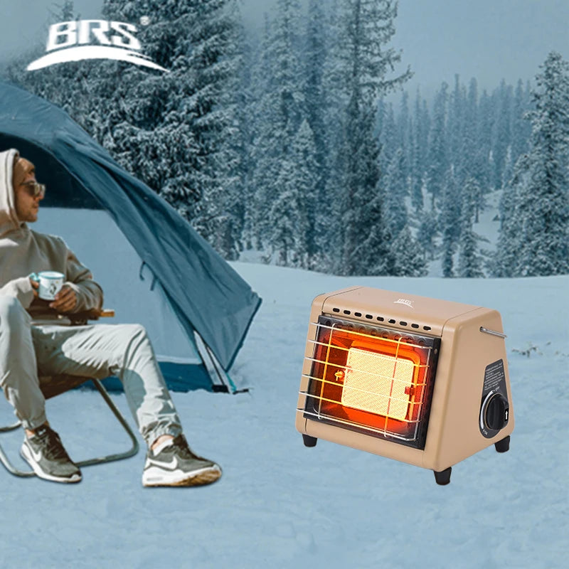 1500W Foldable Butane Heater for Outdoor Camping, Fishing & Tent Use