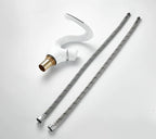 Modern Copper Bathroom Faucet Splash-Proof Waterfall Design