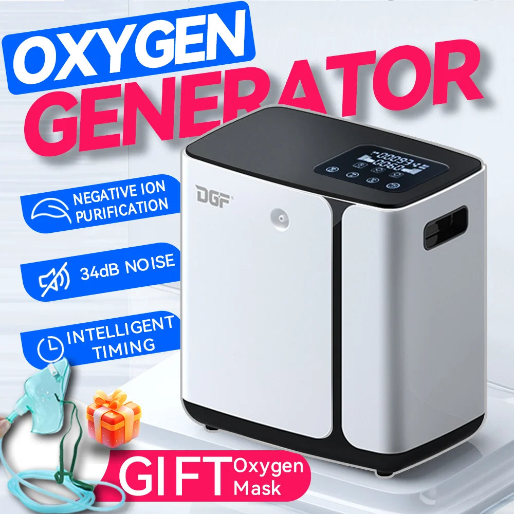 Home Oxygen Concentrator 1-8L Touch Screen with Timer 220V-240V