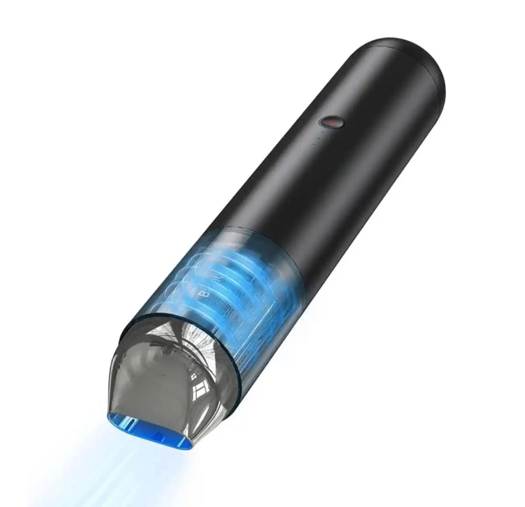 Portable Rechargeable Vacuum for Car & Home – 15000Pa, LED, Blower Function