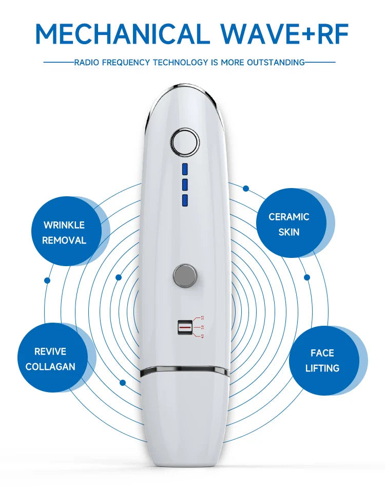 Electric Ultrasonic Vibration Massager – Wrinkle Remover AU Plug