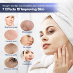 LED Photon Facial Mask with Nano Spray – Anti-Aging, Acne Treatment, Home Spa Use