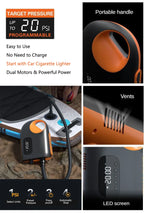 Portable 20PSI Cordless Electric Air Pump for Outdoor Use