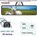 12" Touch Dash Cam with Dual Sony Lenses and GPS