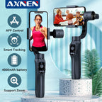 Portable 3-Axis Gimbal with AI Face Tracking & Zoom