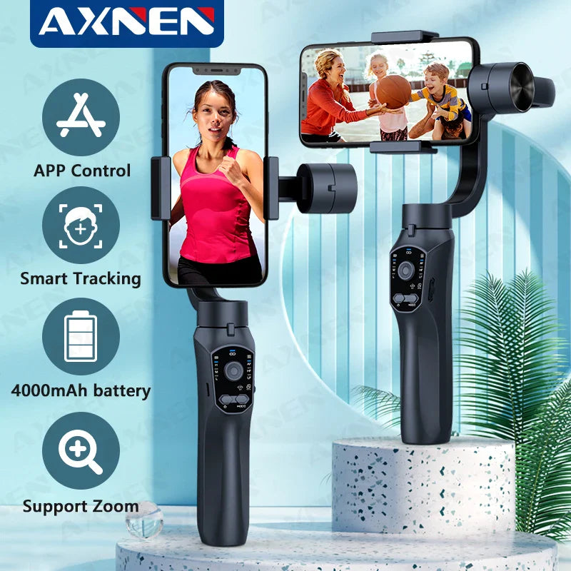3-Axis Stabilizer for iPhone & Android with Object Tracking