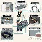 Waterproof Foldable Pet Carrier Bag Large Capacity Travel Tote for Cats and Small Dogs
