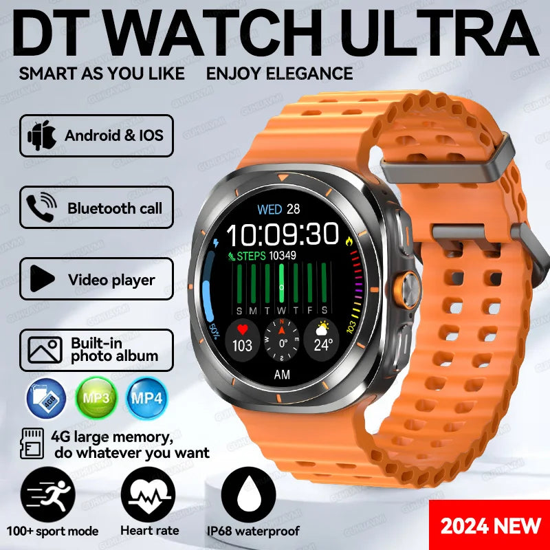 32GB Smartwatch with Sapphire Screen, Heart Rate Monitor & Bluetooth Calling