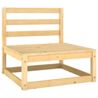 2-Seater Outdoor Sofa Lounge – Solid Pinewood, Modular, 70cm Wide