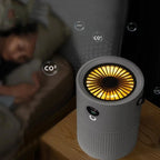 Rechargeable HEPA Air Purifier White Portable, 10000mAh Battery, Low Noise, for Rooms or Travel