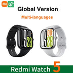 Bluetooth Smartwatch with 2.07" AMOLED Display & 24-Day Battery - Black n Blue Strap