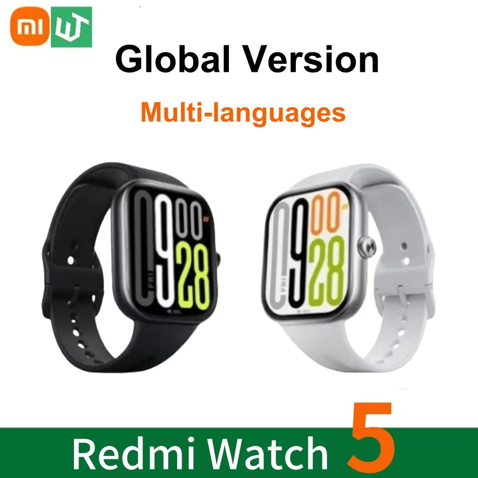 Bluetooth Smartwatch with 2.07" AMOLED Display & 24-Day Battery - Black n Blue Strap